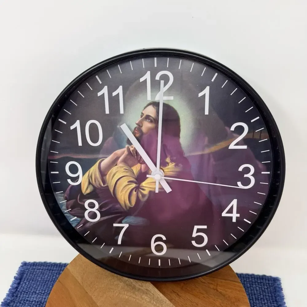 Religious Jesus Talking Wall Clock 10